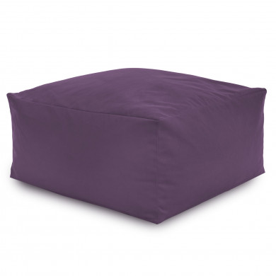 Violet Pouf Table Florence velours