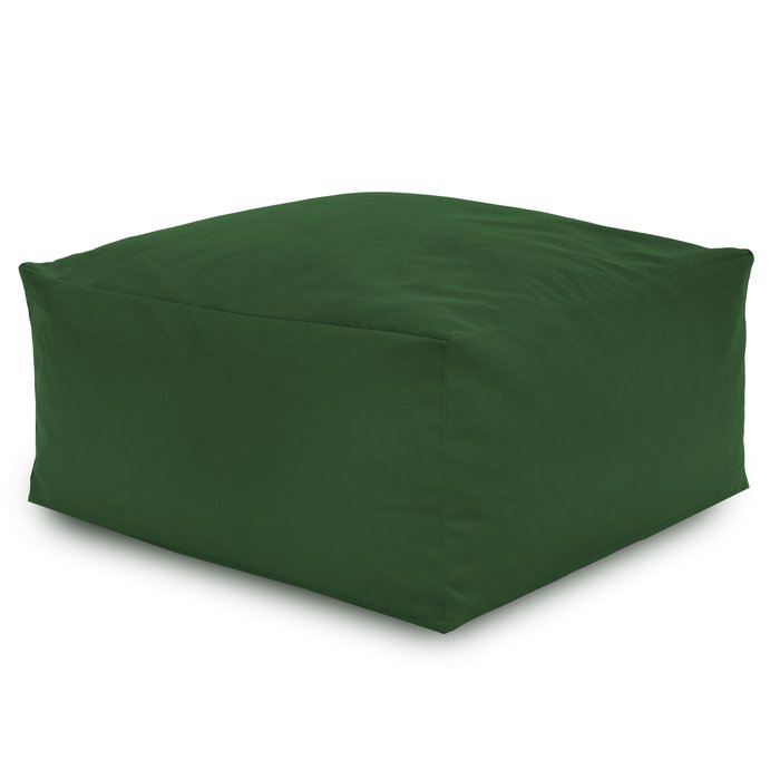 Vert foncé Pouf Table Florence velours