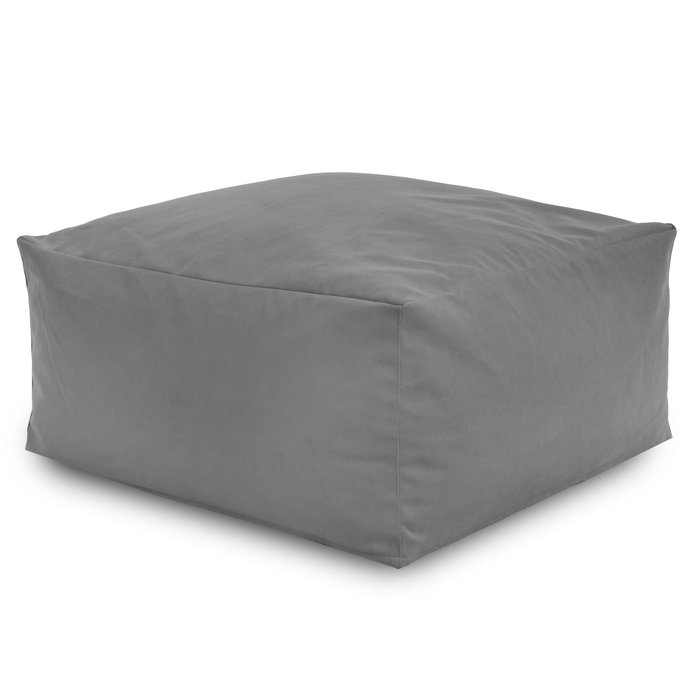 Hocker Sitzsack / Tisch Plüsch stahl