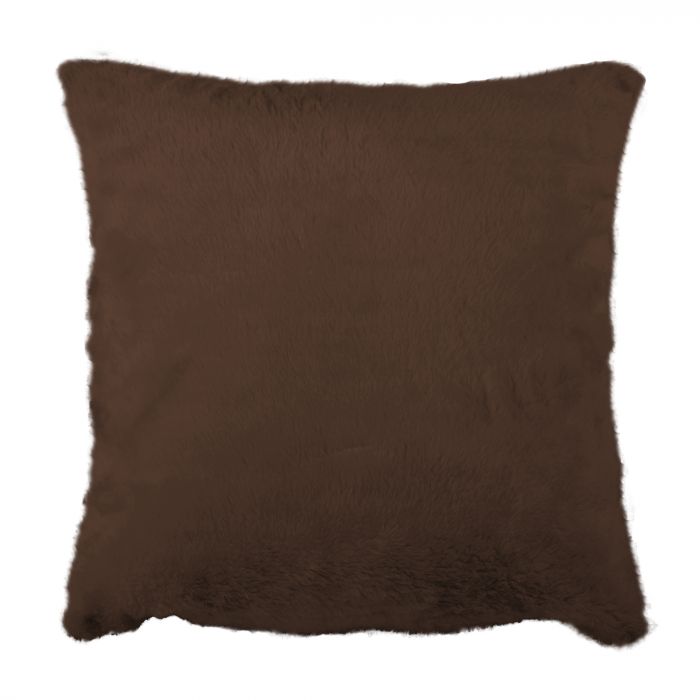 Yeti marron Coussin Carré 