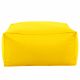 Jaune clair Pouf Table Florence simili-cuir