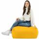 Jaune Pouf Table Florence simili-cuir