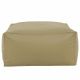 Beige Pouf Table Florence simili-cuir