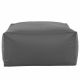 Gris Pouf Table Florence simili-cuir