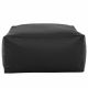 Noir Pouf Table Florence simili-cuir