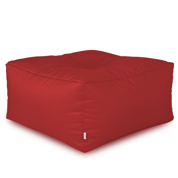 Rouge foncé Pouf Table Florence Extérieur nylon