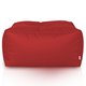 Rouge foncé Pouf Table Florence Extérieur nylon