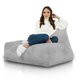 Sitzsack Sessel Bali Kunstfell Yeti Grau