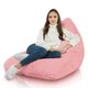 Yeti rose Pouf Poire Bermuda 