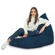 Marineblau Sitzsack Liege Plüsch Bermuda