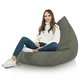 Vert Mélange Pouf Poire Bermuda de salon recyclé