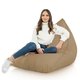 Beige Pouf Poire Bermuda nylon