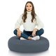Melange Marineblau Bodenkissen recykling Balance