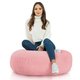 Yeti rose Coussin Rond Monaco Intérieure 