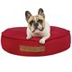 Rouge Lits Pour Chiens Ronds velours