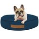 Bleu marine Lits Pour Chiens Ronds velours