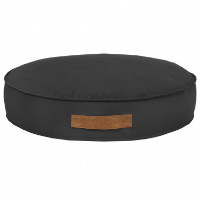 Gris Lits Pour Chiens Ronds velours