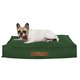 Vert foncé Lits Rectangulaires Pour Chiens velours