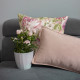 Fleurs pastels Coussin Carré 