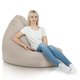 Beige Mélange Pouf Poire Drop XXL recyclé