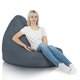 Bleu marine Mélange Pouf Poire Drop XXL recyclé