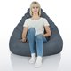 Bleu marine Mélange Pouf Poire Drop XXL recyclé