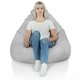 Gris Mélange Pouf Poire Drop XXL recyclé