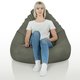 Vert Mélange Pouf Poire Drop XXL recyclé