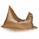 Cuivre Métallique Pouf Poire Coussin XL Simili-Cuir