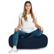 Bleu marine Coussin Rond Monaco velours