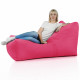 Rose Pouf Poire Fauteuil Lounge Athènes velours