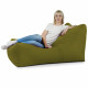 Vert Pouf Poire Fauteuil Lounge Athènes velours