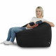 Noir Pouf Poire Fauteuil Amalfi velours