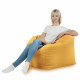 Jaune moutarde Pouf Poire Fauteuil Amalfi velours