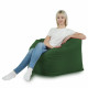 Vert foncé Pouf Poire Fauteuil Amalfi velours