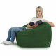 Vert foncé Pouf Poire Fauteuil Amalfi velours