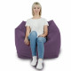 Violet Pouf Poire Fauteuil Amalfi velours