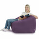 Violet Pouf Poire Fauteuil Amalfi velours