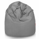 Acier Pouf Poire XL velours