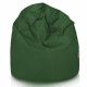 Vert foncé Pouf Poire XL velours