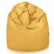 Jaune moutarde Pouf Poire XL velours