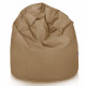 Beige Pouf Poire XL velours