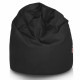 Noir Pouf Poire XL velours