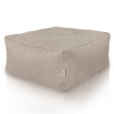 beige Melange quadratische fußbank balance