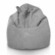 Gris Clair Dot Pouf Poire Enfants