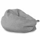 Gris Clair Dot Pouf Poire Enfants