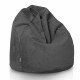 Gris Dot Pouf Poire
