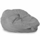 Gris Clair Dot Pouf Poire XL