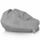 Gris Clair Dot Géant Pouf Poire XXL