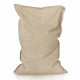 Beige Dot Pouf Poire Coussin